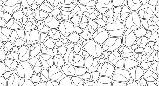 A giraffe skin-like pattern illustration