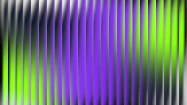 Futuristic Refracted Glass Noise Texture Loop - Neon Green & Electric Violet Pulse