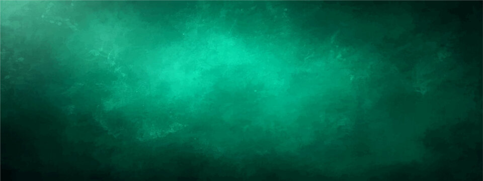 Vector Abstract turquoise background with textured grunge and smokey wisps ideal for digital artwork or presentation background.