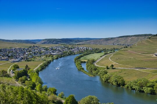 Fahrradtour an der Mosel bei Leiwen