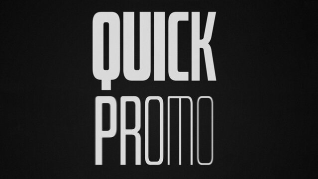 Variable Font Quick Promo Titles
