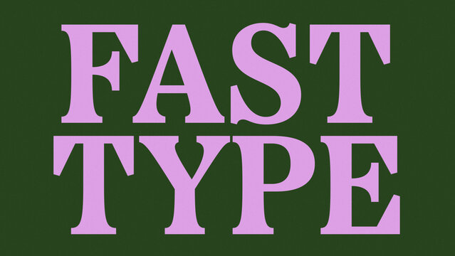 Fast Type Fun Promo Titles