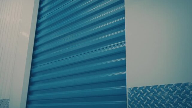 Moving Past Shutter Door Storage Unit
