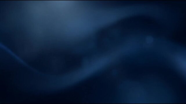 Dark Blue Abstract Wave Background for AI Technology and Cyber Branding