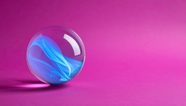 pink glass ball