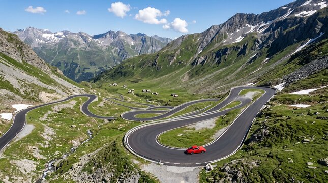 road in mountains