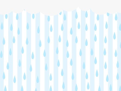 雨雲と雨ストライプ背景