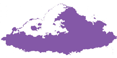 Abstract watercolor vector background showing Europe map silhouette with European Union countries outline and geography design illustration © Asad Shehbaz