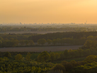 Hamburg Aerial mit Skyline im Sommer © chris74
