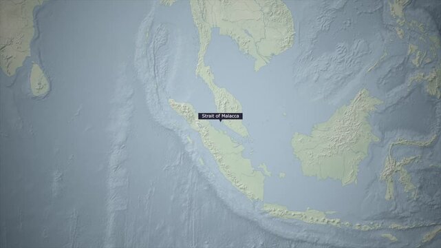 Strait of Malacca on the World Map, Strategic Location and Full Details Animation