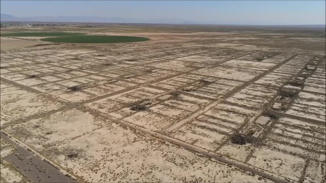 This is an high level view of a unique piece of american history.  The drone video shows an unusual perspective of the Topaz Japanese internment camp.  This is located in central Utah near Delta. 