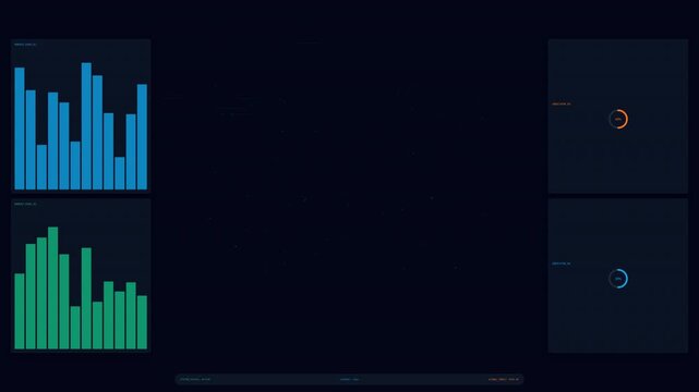 Dynamic Data Visualization Video Showing Graphs and Charts with Motion Effects for Modern Presentations