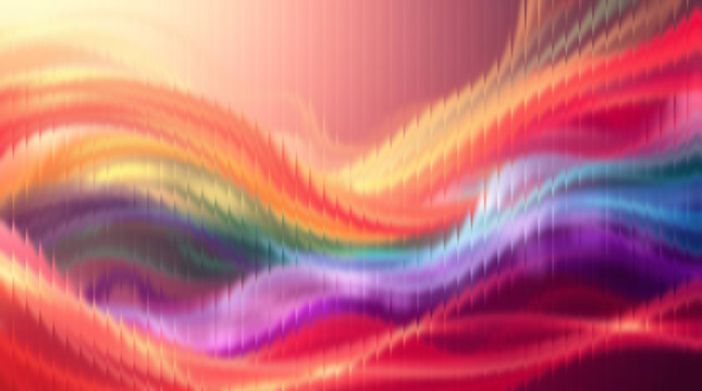 Abstract colorful wavy lines background, gradient texture for web design
