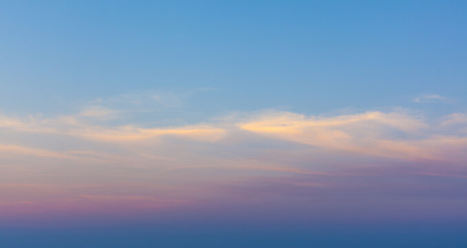 Beautiful dramatic scenic after sunset sky background after sunset