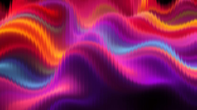 Abstract colorful wave pattern background for web design and social media, vibrant gradient texture