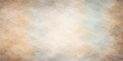 Obraz premium A blank vintage parchment with a grungy brown texture and antique stained pattern creates an aged retro design on this ancient paper background