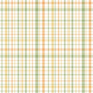 Classic Pastel Plaid Tartan Seamless Pattern on White.