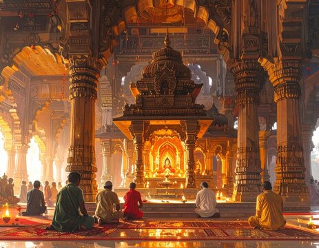 Mahalakshmi Temple Kolhapur Region Goddess Temple Sacred Wealth Deity Spiritual Architecture South India