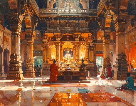 Mahalakshmi Temple Kolhapur Region Goddess Temple Sacred Wealth Deity Spiritual Architecture South India