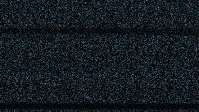 Heavy analog TV static noise texture with dark VHS interference and soft horizontal distortion overlay for video editing