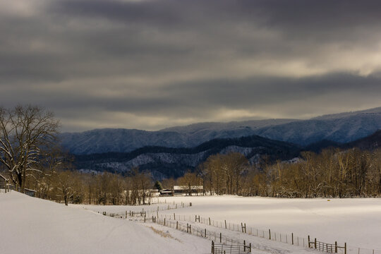 Winter scenes in North eastern Tennssee, USA