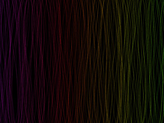 Naklejka premium Chromatic Fiber Optic Strands Rainbow Abstract Background