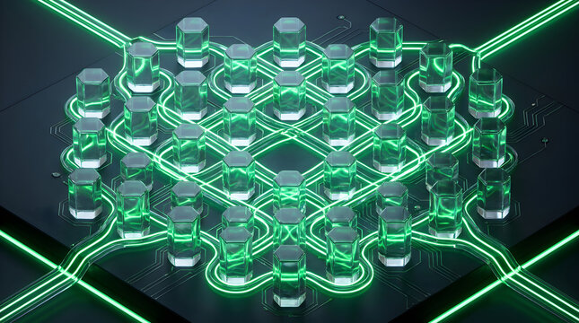 Topological Photonic Lattice Circuit for Quantum Error Correction