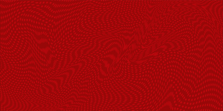 Red diagonal geometric shape with halftone. Modern fiber textured vector eps 10