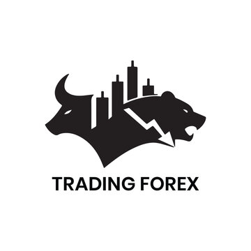 Professional trading forex logo for finance branding, creative trading forex logo and modern trading forex logo identity.
