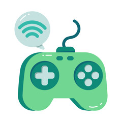 A unique design icon of smart gamepad  © Vectorslab