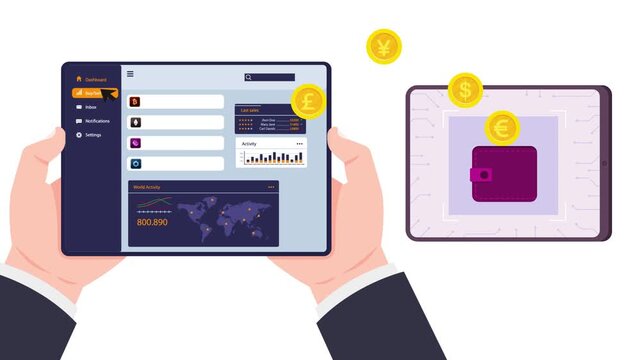 Online Payment Animation | Digital Payment, Mobile Banking and Secure Transaction Motion Graphics