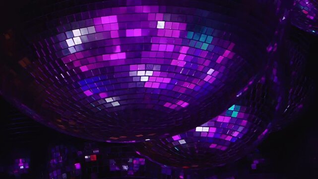 Experience the dazzling beauty of a Christmas party inside a bustling nightclub.