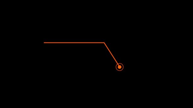 Hud callout rectangle text box animation. HUD graphics around the edges for use in movies, Technological HUD template callout. motion graphic of hud callout concept. 4k video