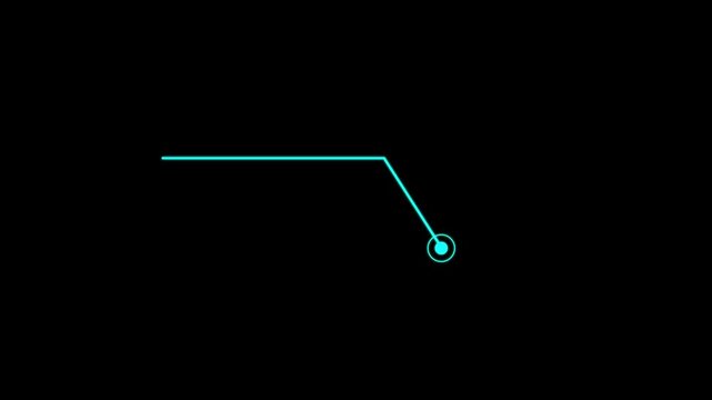 Hud callout rectangle text box animation. HUD graphics around the edges for use in movies, Technological HUD template callout. motion graphic of hud callout concept. 4k video