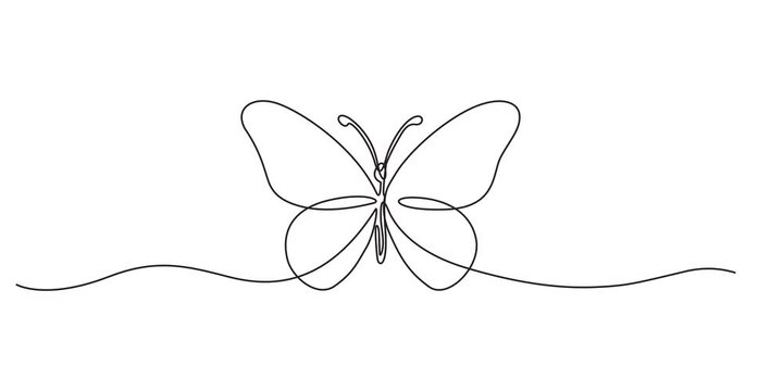 Bow knot one line art animation, hand-drawn ribbon butterfly gift continuous contour drawing motion. Decorative festive holiday outline video, Christmas Birthday present. 4k self-drawing movie