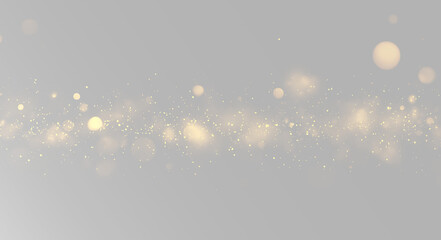 Golden sparkling bokeh wave with glowing luxury particles on dark and light abstract background © Alehandro