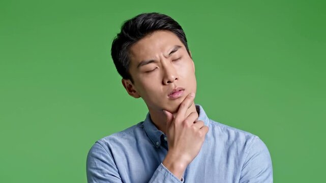 Man deep in thought while considering ideas for project VSRExport in a plain setting