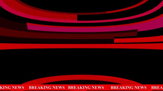 Breaking News Template intro for TV broadcast news show program.  news Studio Background for news report and breaking news on world live