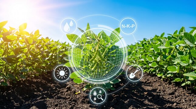 Smart Farming Technology: Digital Monitoring and Precision Agriculture in a Soybean Field