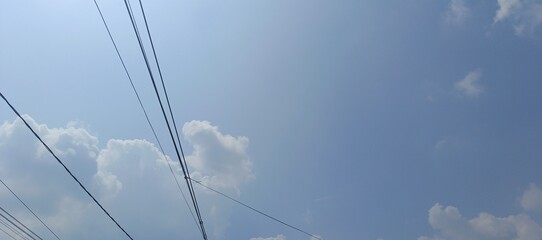 Fototapeta premium high voltage power lines