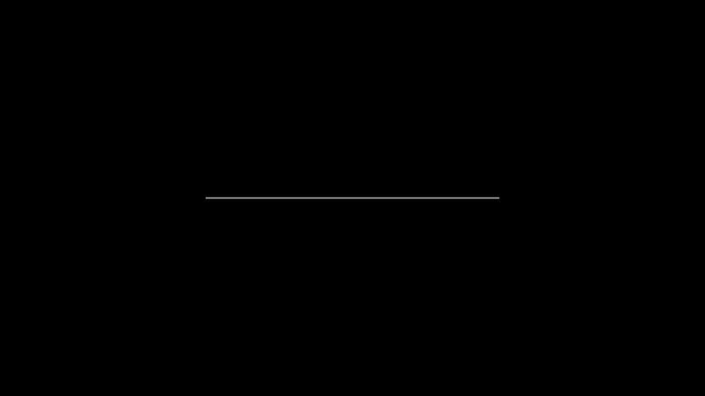 Minimalist Animated Line Divider for Video Titles and Transitions