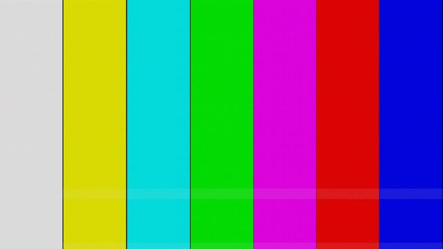 Vibrant Color Palette Display with Dynamic Gradient Transition in a High-Resolution Video Animation