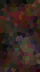 Obraz premium Multicolored mosaic pattern with various shapes and hues abstract design element