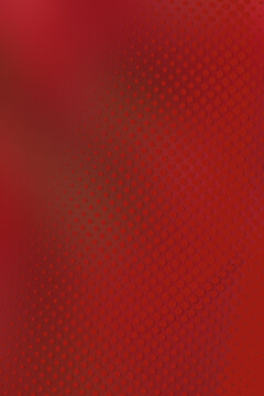 Red background with small dots arranged in hexagonal pattern gradient