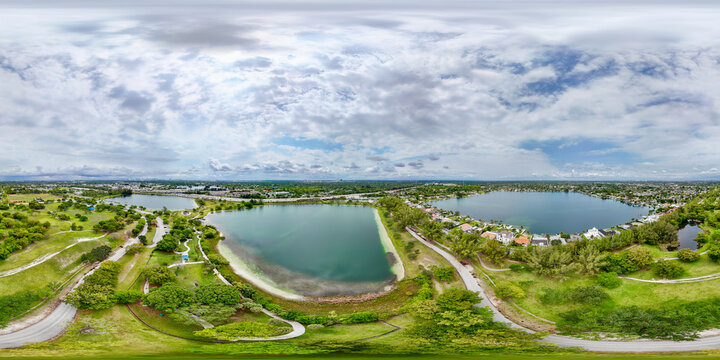 Aerial 360 photo Tropical Park Miami Dade County