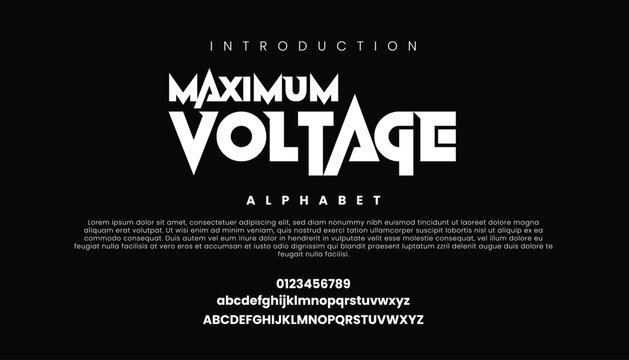 Voltage premium luxury elegant alphabet letters and numbers elegant wedding typography classic serif