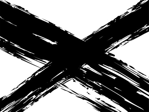 Ink X Stroke Background &ndash; Abstract Cross Line Texture