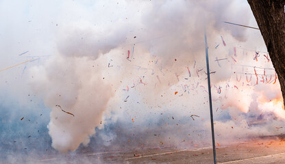 Valencia Mascleta Pyrotechnic Show © Hector