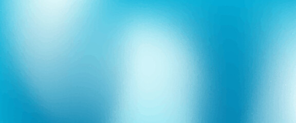 Obraz premium Light blue white color gradient background, smooth grainy texture effect, copy space