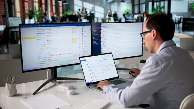 Business Manager Using Secure Email Platform